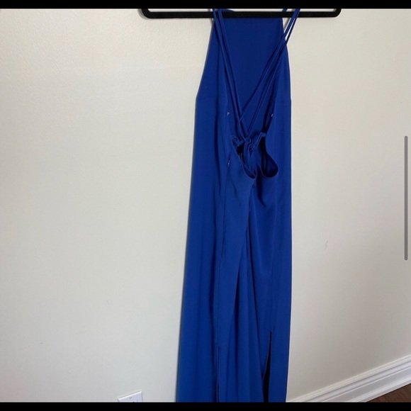 Flowy blue dress - Picture 3 of 4